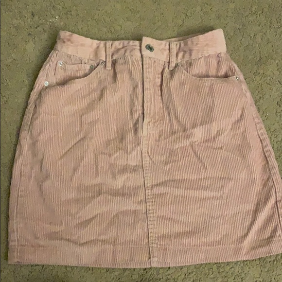 Pink corduroy skirt - Picture 1 of 2